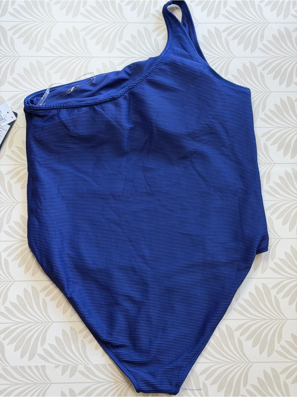 NWT | Rachel Roy | One-Shoulder Royal Blue One-Piece Swimsuit | Size XL - Picture 5 of 6